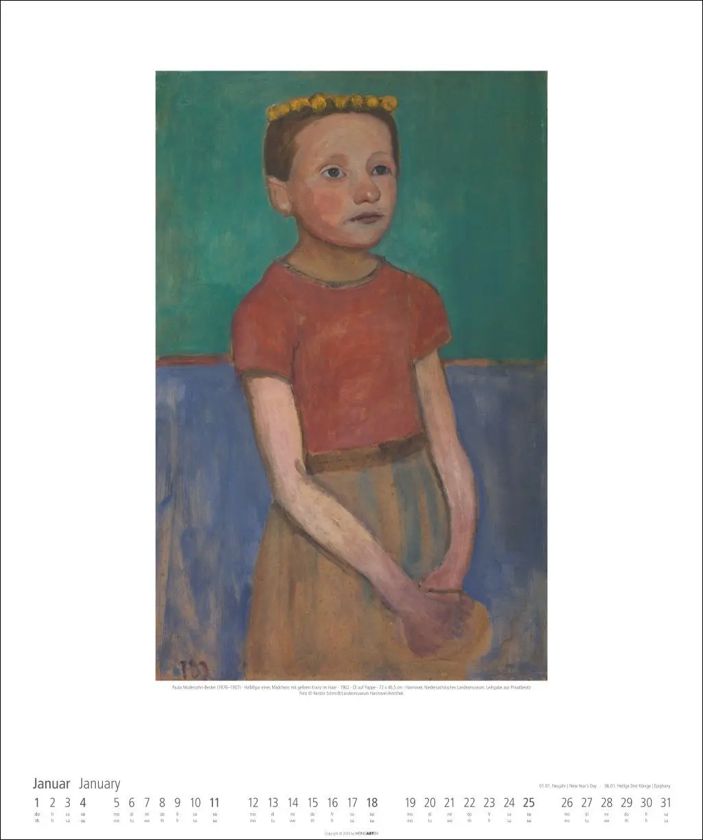 Bild: 9783839902783 | Paula Modersohn-Becker Kalender 2026 | Paula Modersohn-Becker | 14 S.