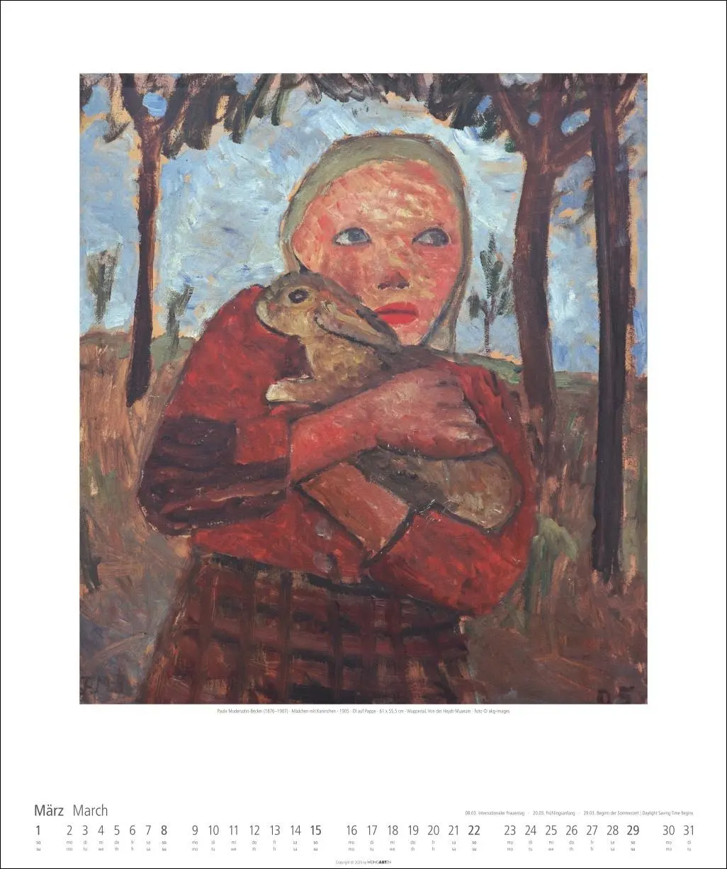 Bild: 9783839902783 | Paula Modersohn-Becker Kalender 2026 | Paula Modersohn-Becker | 14 S.
