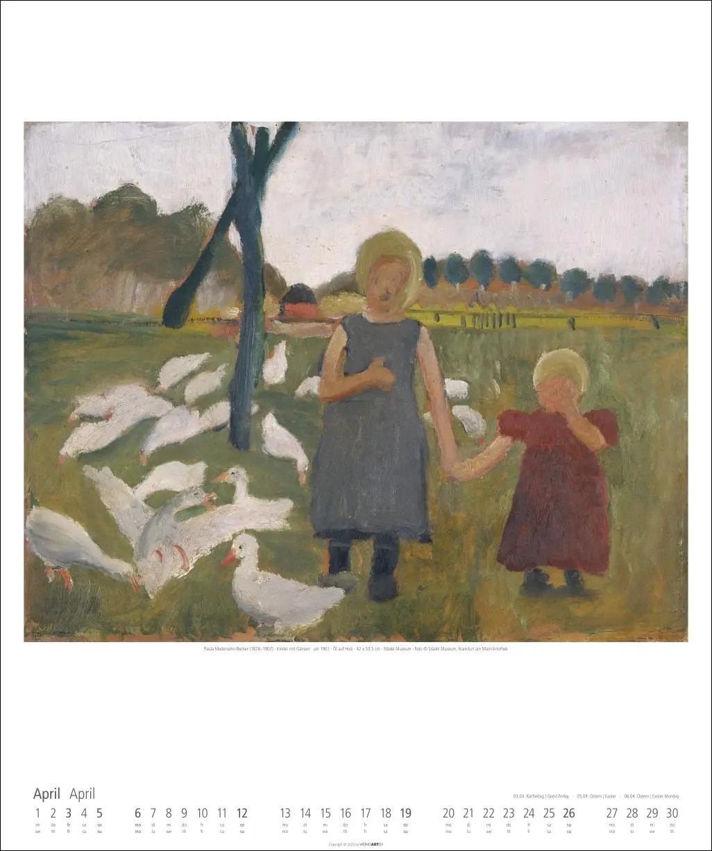 Bild: 9783839902783 | Paula Modersohn-Becker Kalender 2026 | Paula Modersohn-Becker | 14 S.