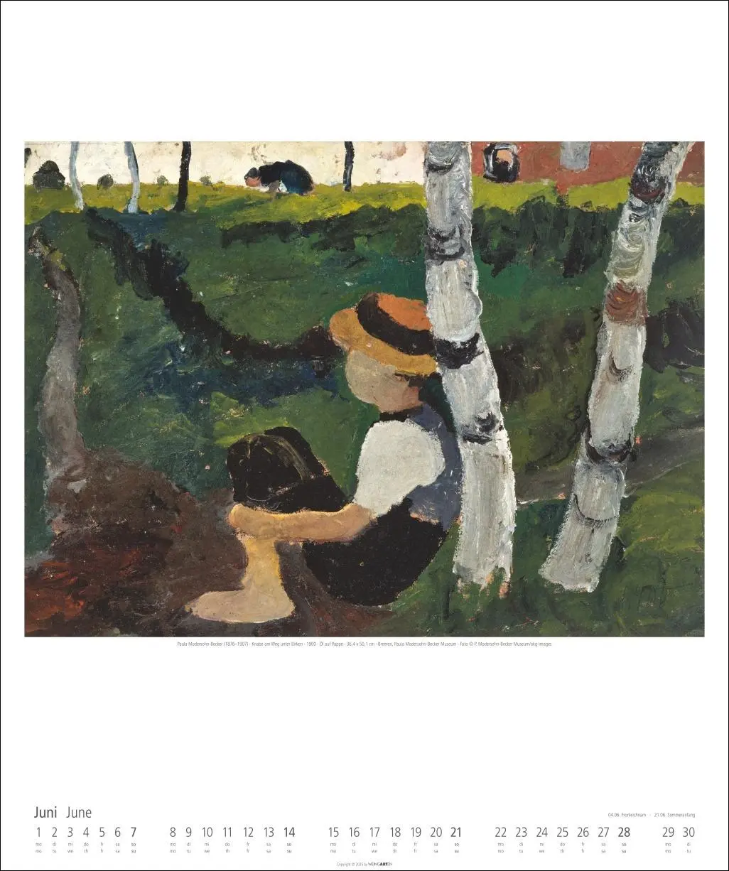 Bild: 9783839902783 | Paula Modersohn-Becker Kalender 2026 | Paula Modersohn-Becker | 14 S.