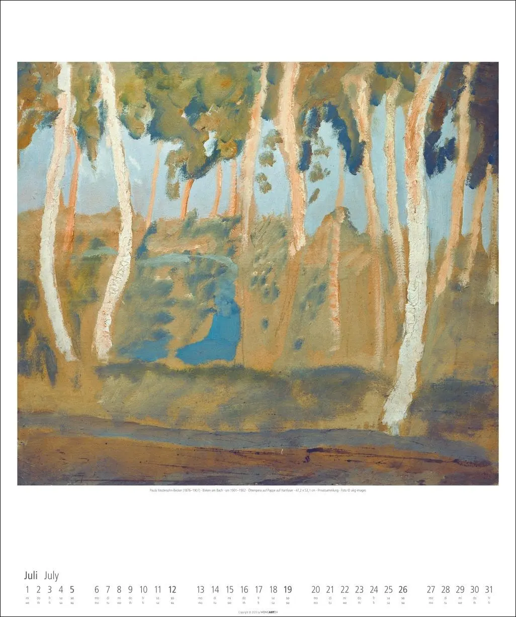 Bild: 9783839902783 | Paula Modersohn-Becker Kalender 2026 | Paula Modersohn-Becker | 14 S.