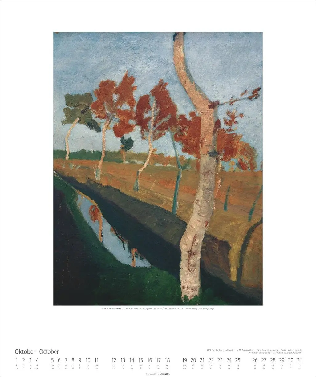 Bild: 9783839902783 | Paula Modersohn-Becker Kalender 2026 | Paula Modersohn-Becker | 14 S.