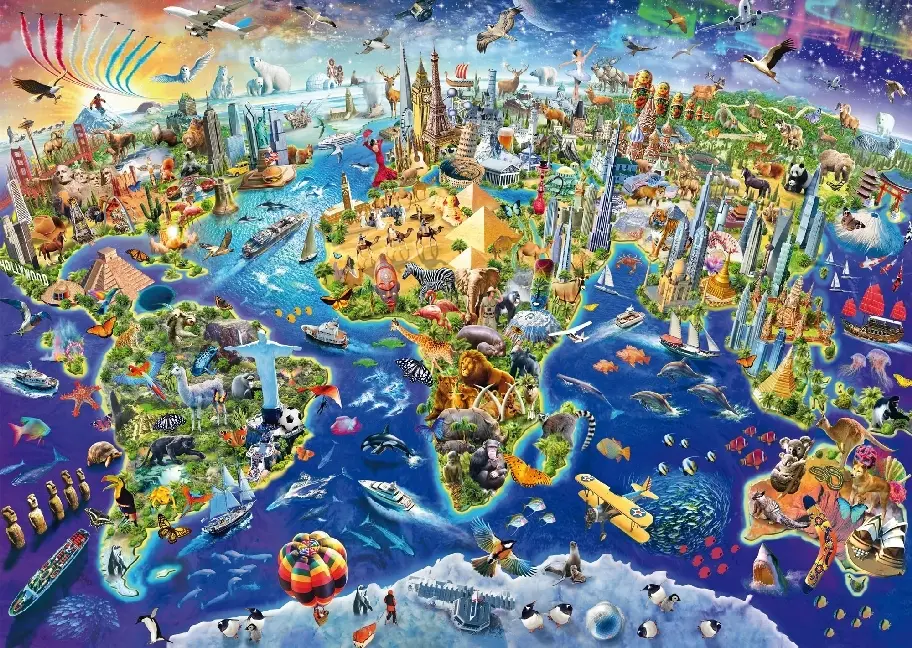 Bild: 4001504582883 | Entdecke unsere Welt (Puzzle) | Schmidt Spiele | Spiel | In Spielebox