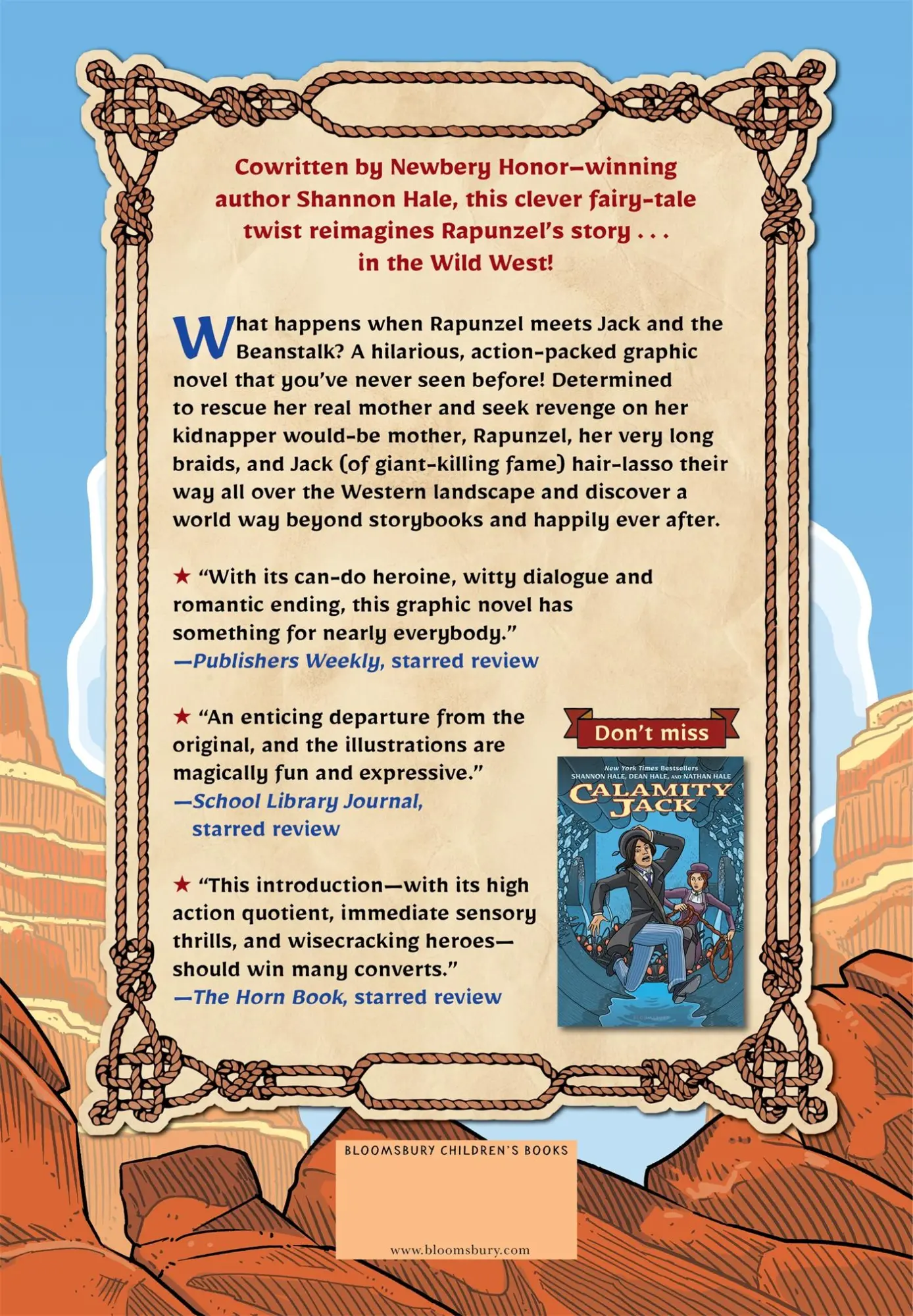 Rückseite: 9781599902883 | Rapunzel's Revenge | Shannon Hale (u. a.) | Taschenbuch | Englisch