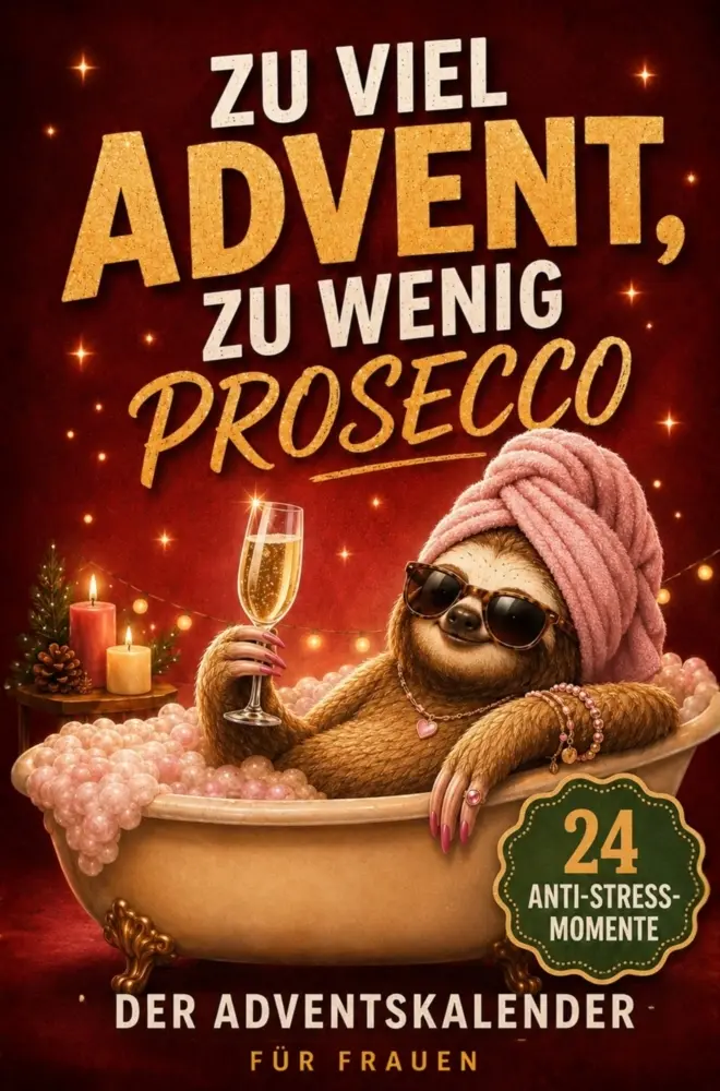 Cover: 9783000882883 | Zu viel Advent, zu wenig Prosecco. Der Anti-Stress-Adventskalender...