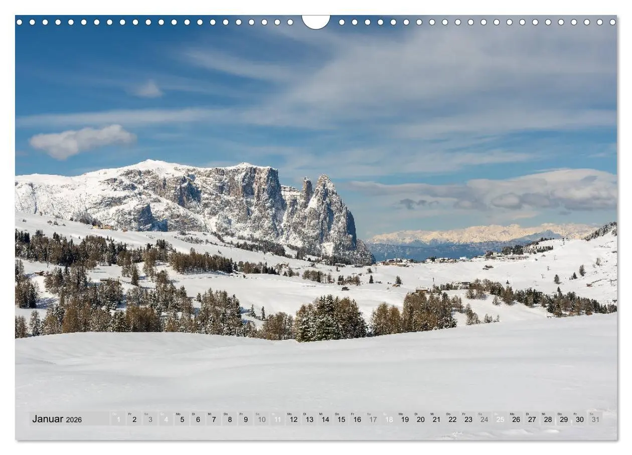 Bild: 9783457752883 | Wunderschöne Dolomiten (Wandkalender 2026 DIN A3 quer), CALVENDO...