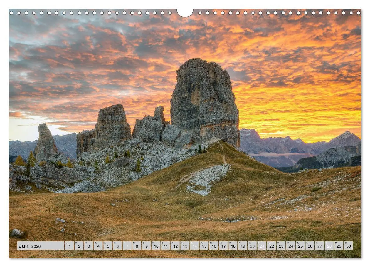 Bild: 9783457752883 | Wunderschöne Dolomiten (Wandkalender 2026 DIN A3 quer), CALVENDO...