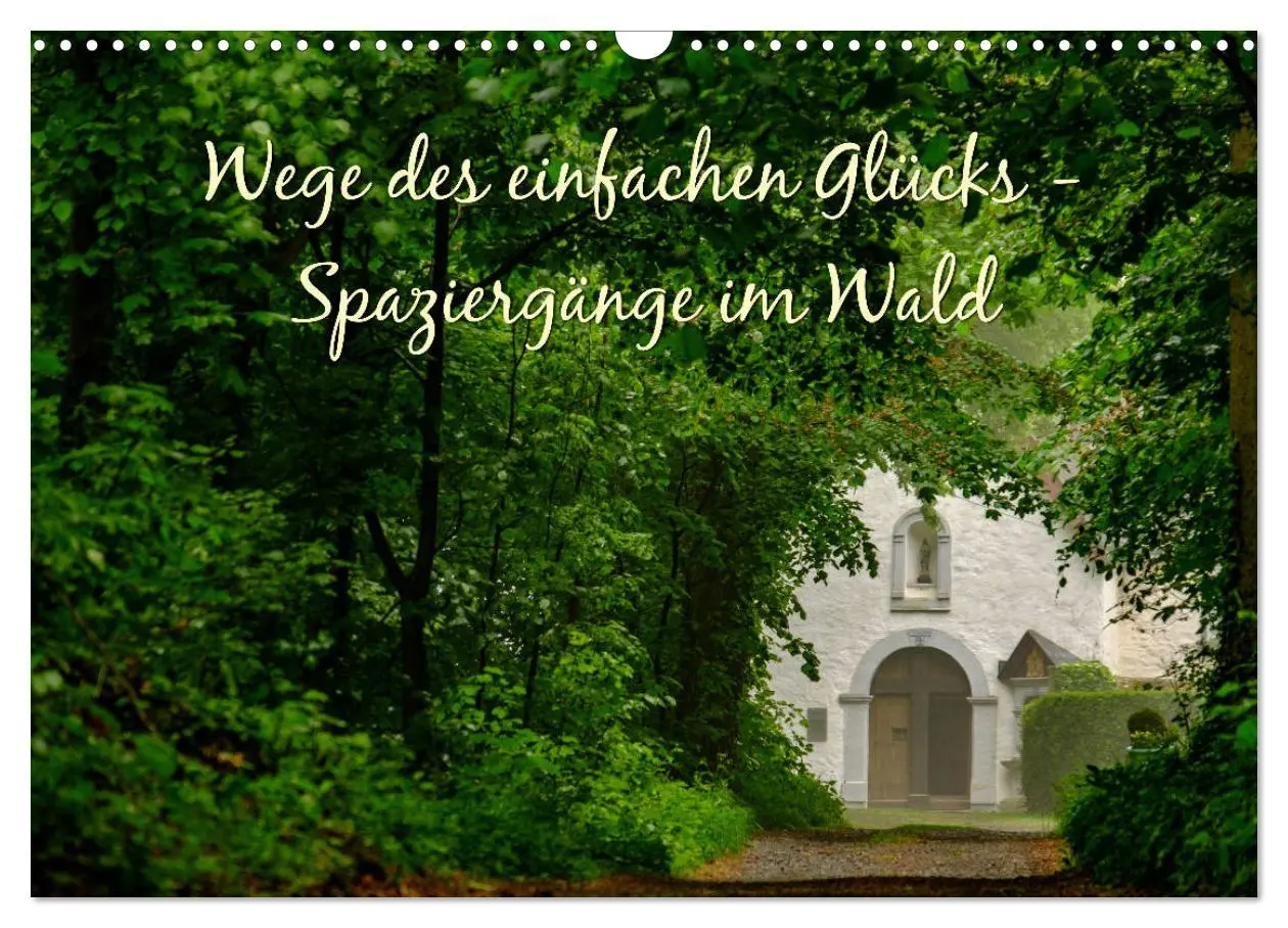 Cover: 9783457822883 | Wege des einfachen Glücks - Spaziergänge im Wald (Wandkalender 2026...