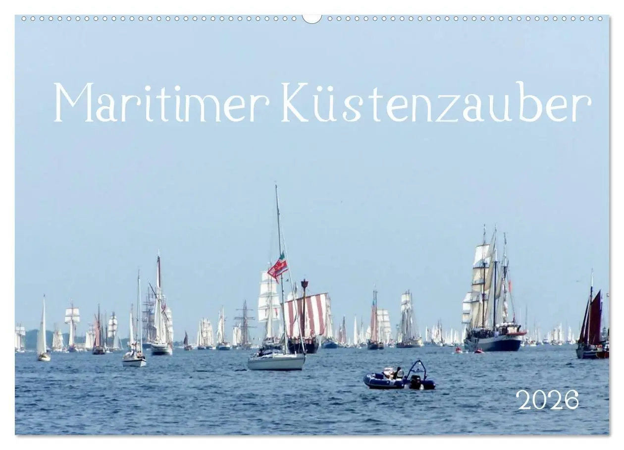 Cover: 9783516222883 | Maritimer Küstenzauber (Wandkalender 2026 DIN A2 quer), CALVENDO...