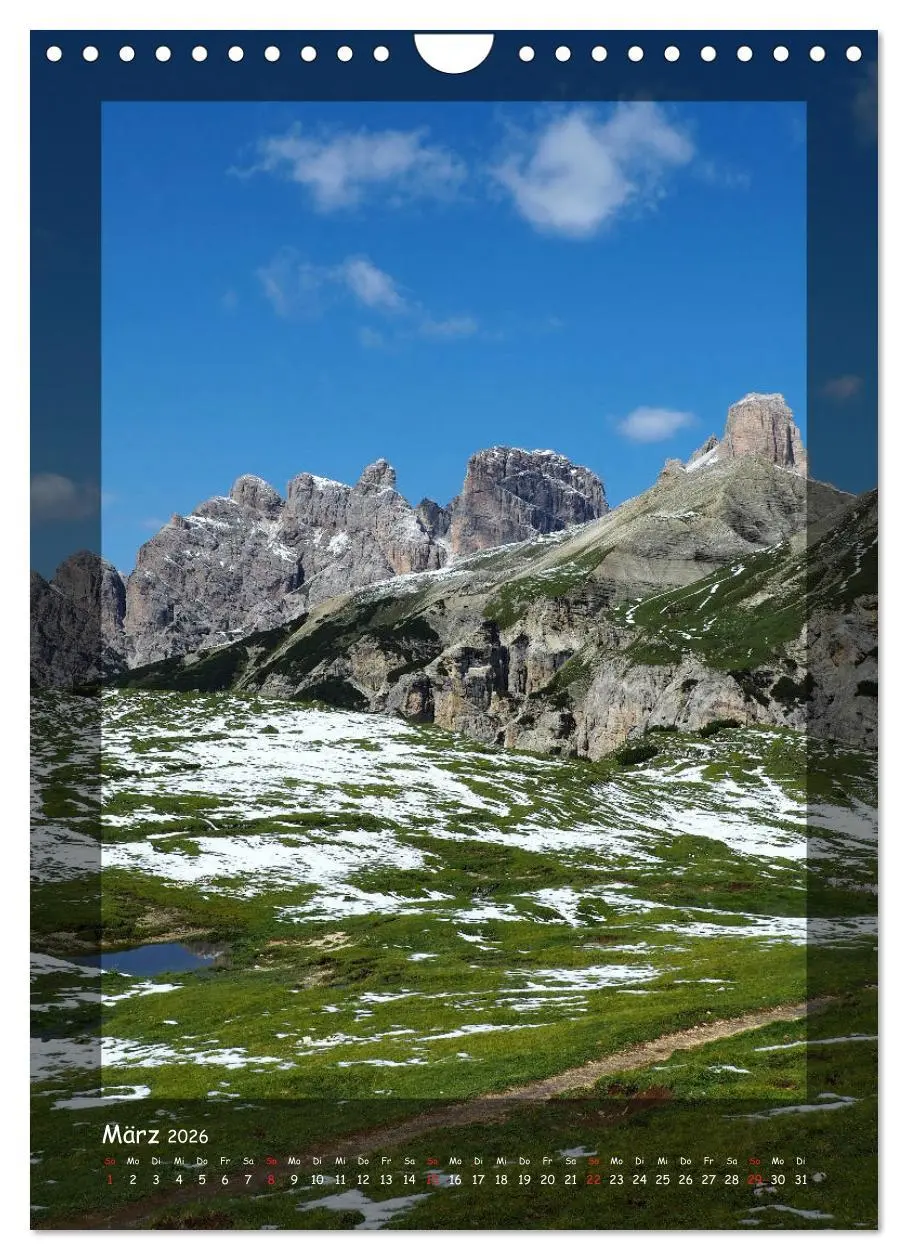 Bild: 9783516392883 | Bergwelten Wandkalender (Wandkalender 2026 DIN A4 hoch), CALVENDO...