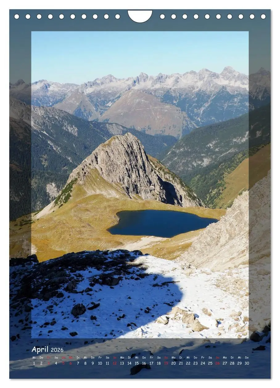 Bild: 9783516392883 | Bergwelten Wandkalender (Wandkalender 2026 DIN A4 hoch), CALVENDO...