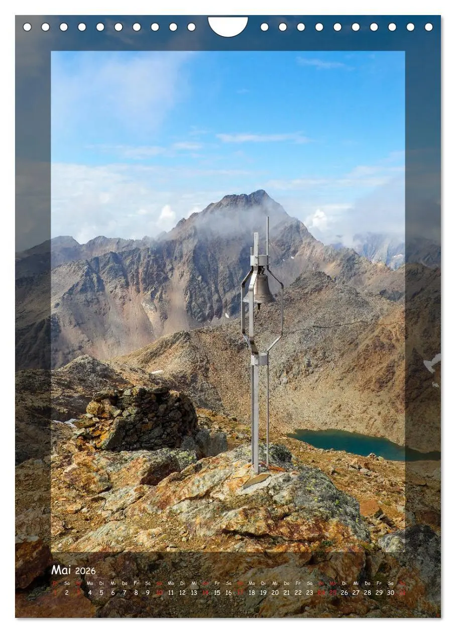 Bild: 9783516392883 | Bergwelten Wandkalender (Wandkalender 2026 DIN A4 hoch), CALVENDO...
