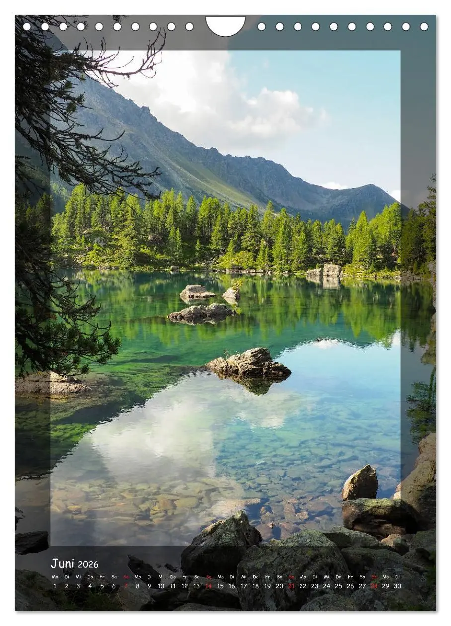 Bild: 9783516392883 | Bergwelten Wandkalender (Wandkalender 2026 DIN A4 hoch), CALVENDO...
