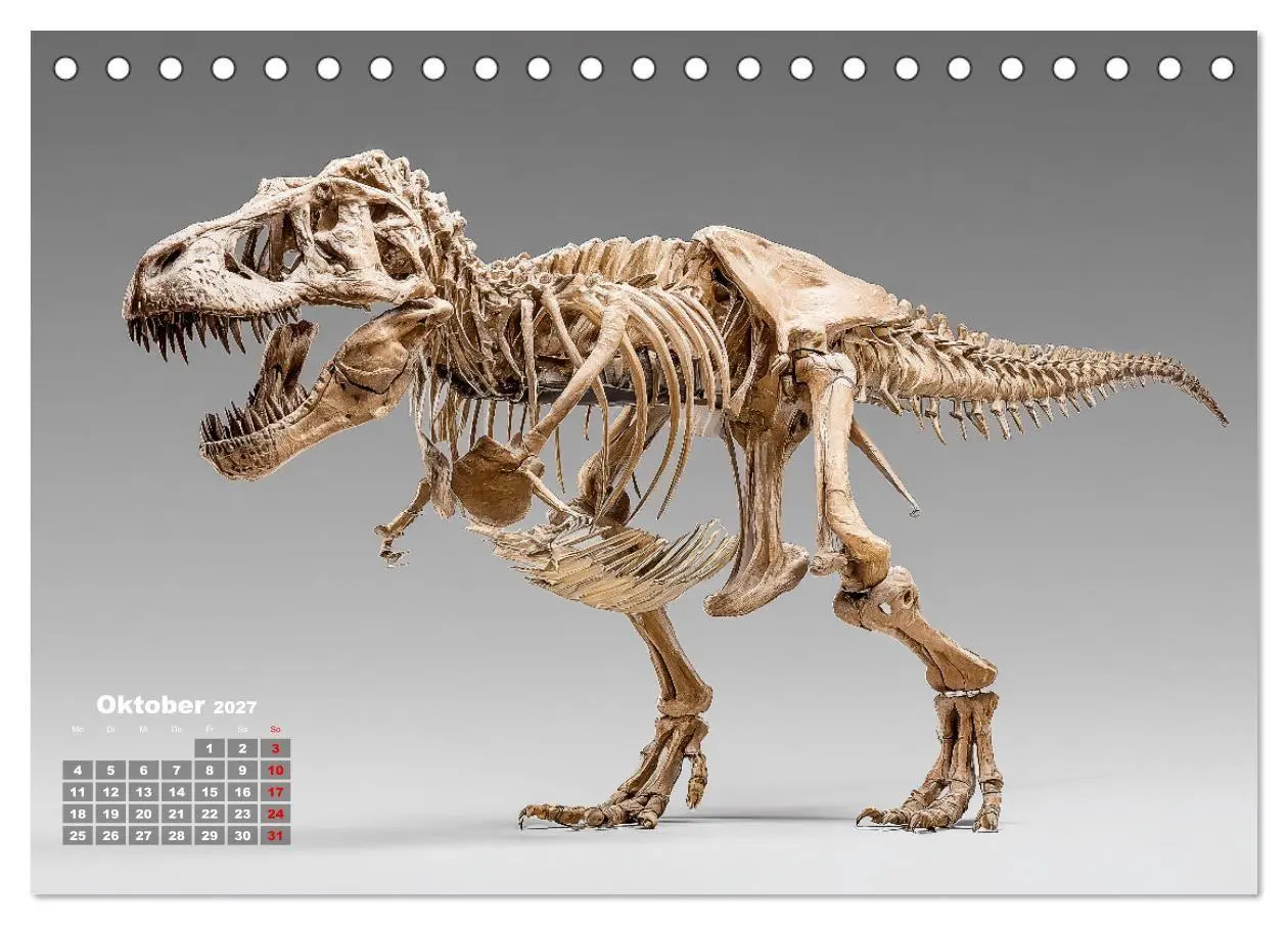 Bild: 9783516912883 | Knochen der Giganten - Dinosaurier im Porträt (Tischkalender 2027...
