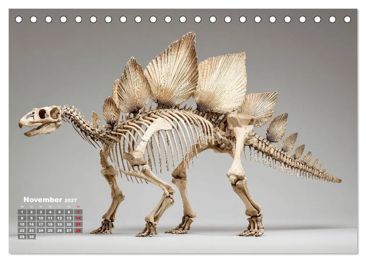 Bild: 9783516912883 | Knochen der Giganten - Dinosaurier im Porträt (Tischkalender 2027...