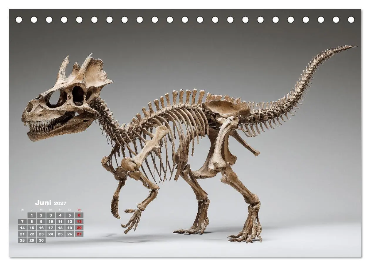 Bild: 9783516912883 | Knochen der Giganten - Dinosaurier im Porträt (Tischkalender 2027...