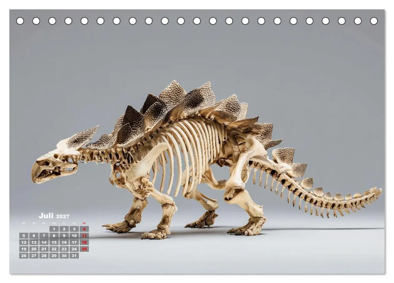 Bild: 9783516912883 | Knochen der Giganten - Dinosaurier im Porträt (Tischkalender 2027...