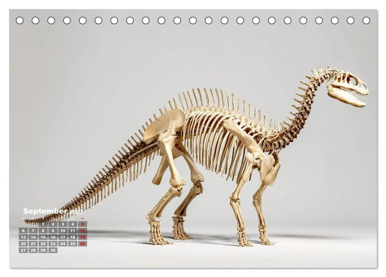 Bild: 9783516912883 | Knochen der Giganten - Dinosaurier im Porträt (Tischkalender 2027...