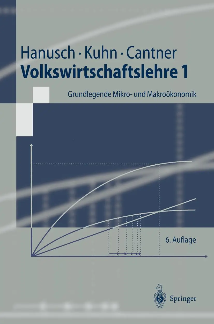 Cover: 9783540432883 | Volkswirtschaftslehre 1 | Grundlegende Mikro- und Makroökonomik | Buch