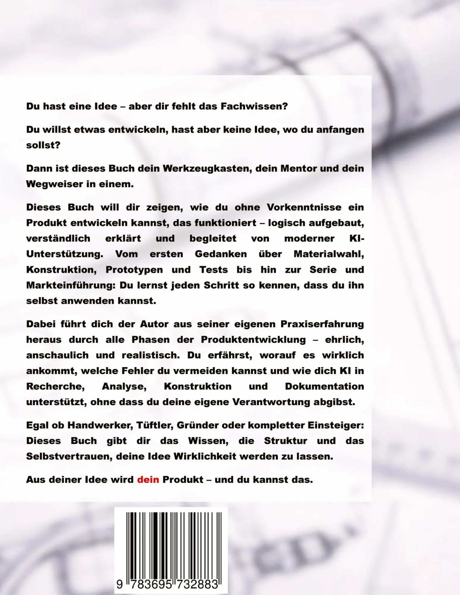 Rückseite: 9783695732883 | Deine Idee. Dein Produkt. Dein Weg. | Alfons Smeenk | Taschenbuch