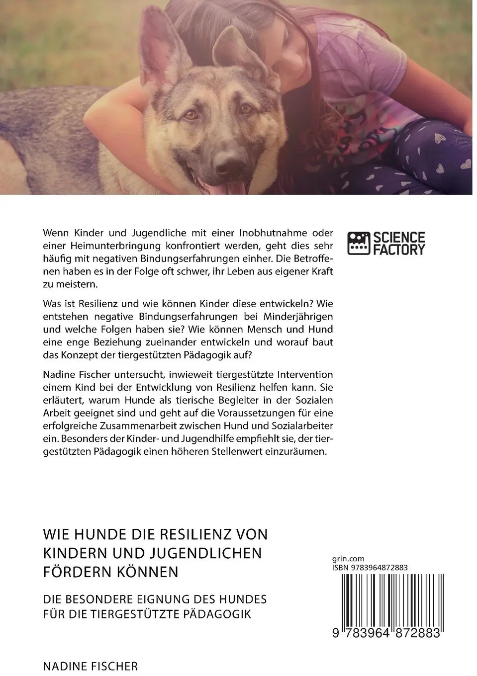 Rückseite: 9783964872883 | Wie Hunde die Resilienz von Kindern und Jugendlichen fördern...