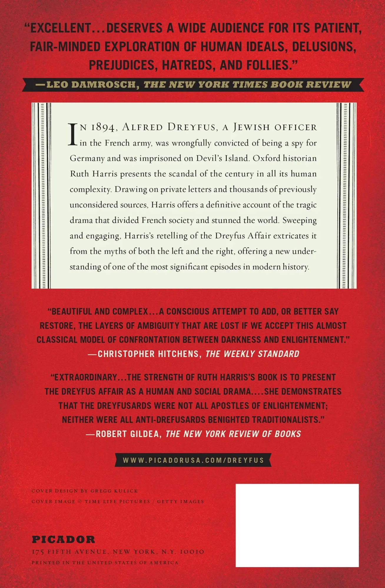 Rückseite: 9780312572983 | Dreyfus | Politics, Emotion, and the Scandal of the Century | Harris