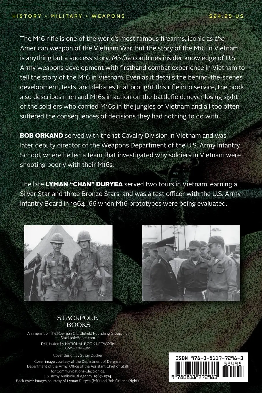 Rückseite: 9780811772983 | Misfire | The Tragic Failure of the M16 in Vietnam | Orkand (u. a.)