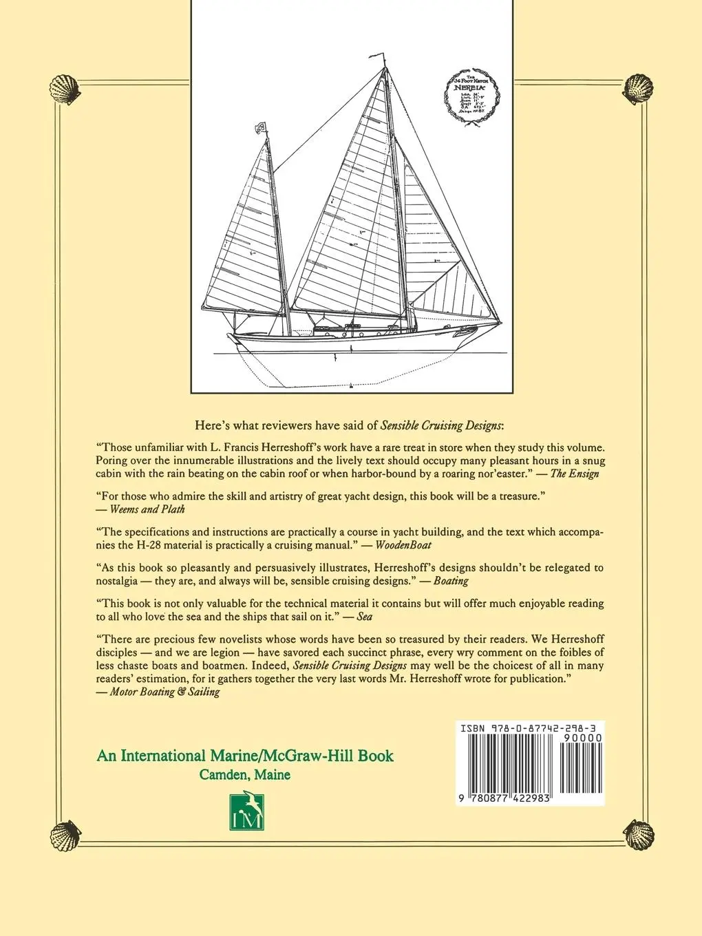 Rückseite: 9780877422983 | Sensible Cruising Designs | L Francis Herreshoff | Taschenbuch | 1991