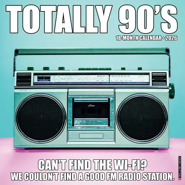 Cover: 9781549252983 | Totally 90s 2026 Wall Calendar | Willow Creek Press | Kalender | 2026
