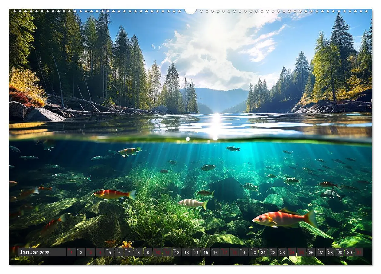 Bild: 9783457502983 | Kalte klare Welt (Wandkalender 2026 DIN A2 quer), CALVENDO...