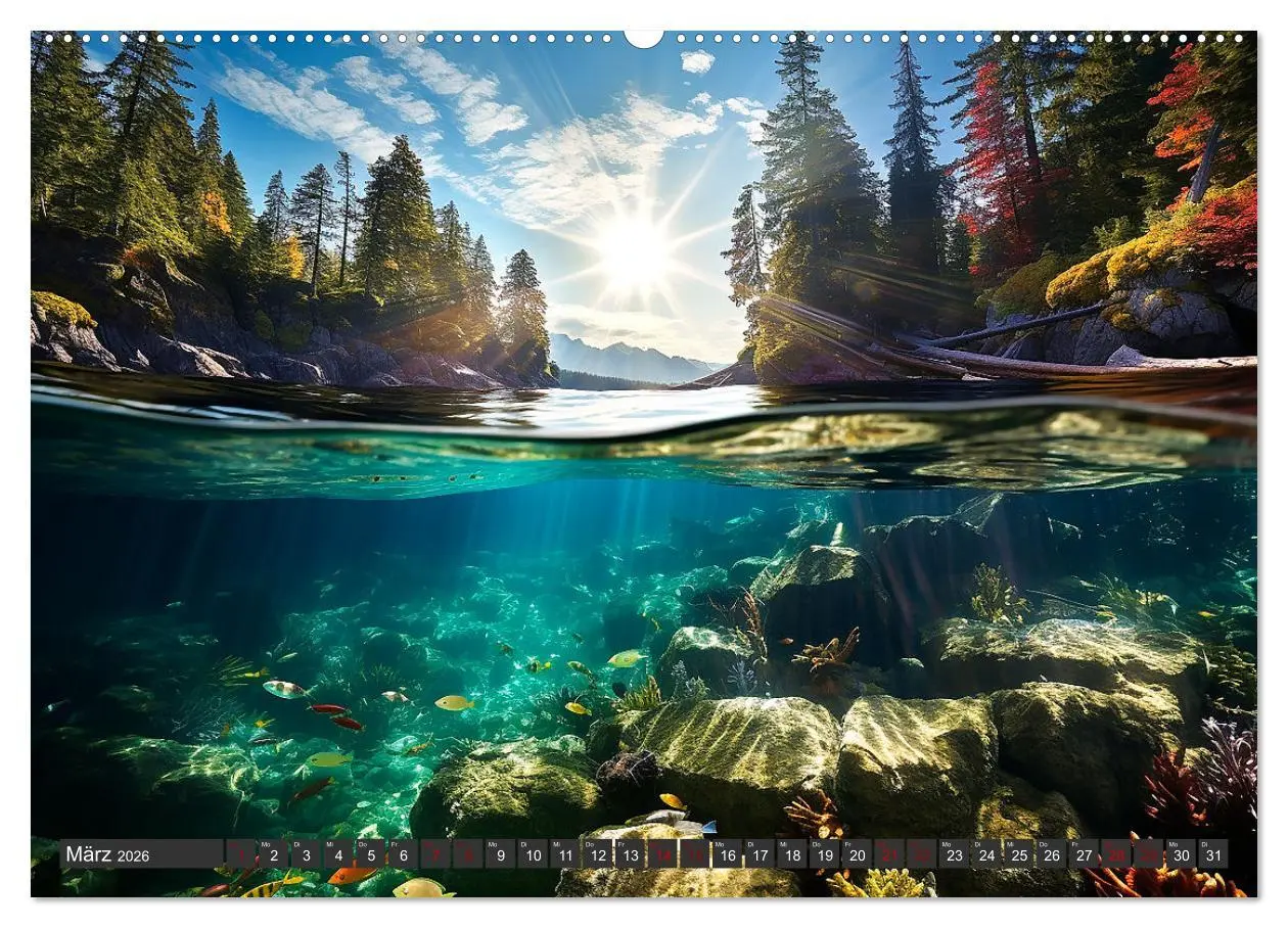 Bild: 9783457502983 | Kalte klare Welt (Wandkalender 2026 DIN A2 quer), CALVENDO...