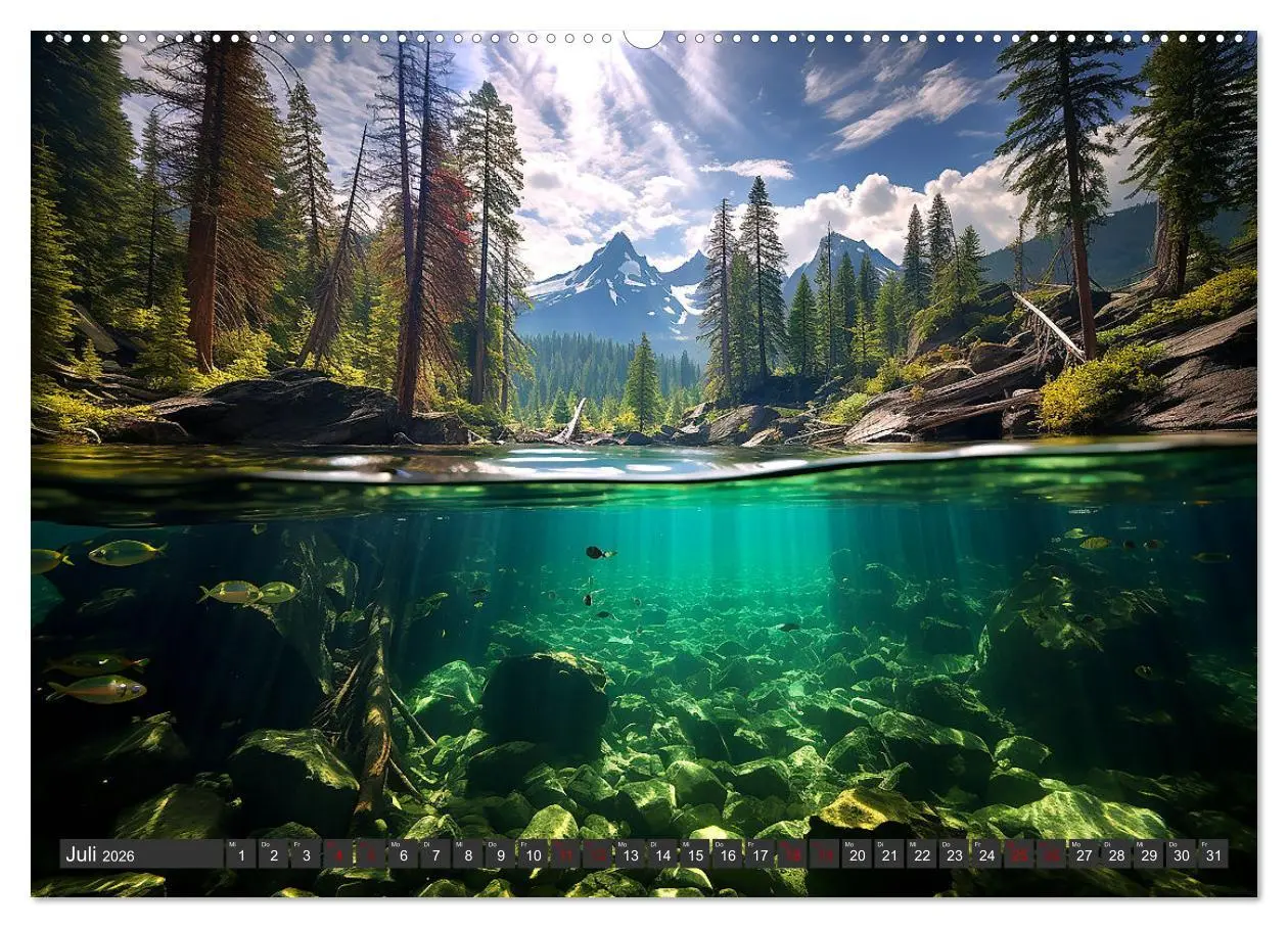 Bild: 9783457502983 | Kalte klare Welt (Wandkalender 2026 DIN A2 quer), CALVENDO...