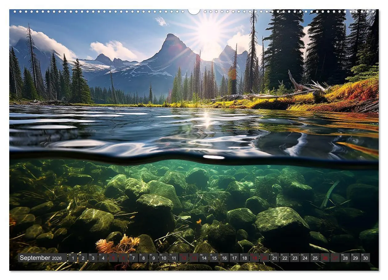 Bild: 9783457502983 | Kalte klare Welt (Wandkalender 2026 DIN A2 quer), CALVENDO...
