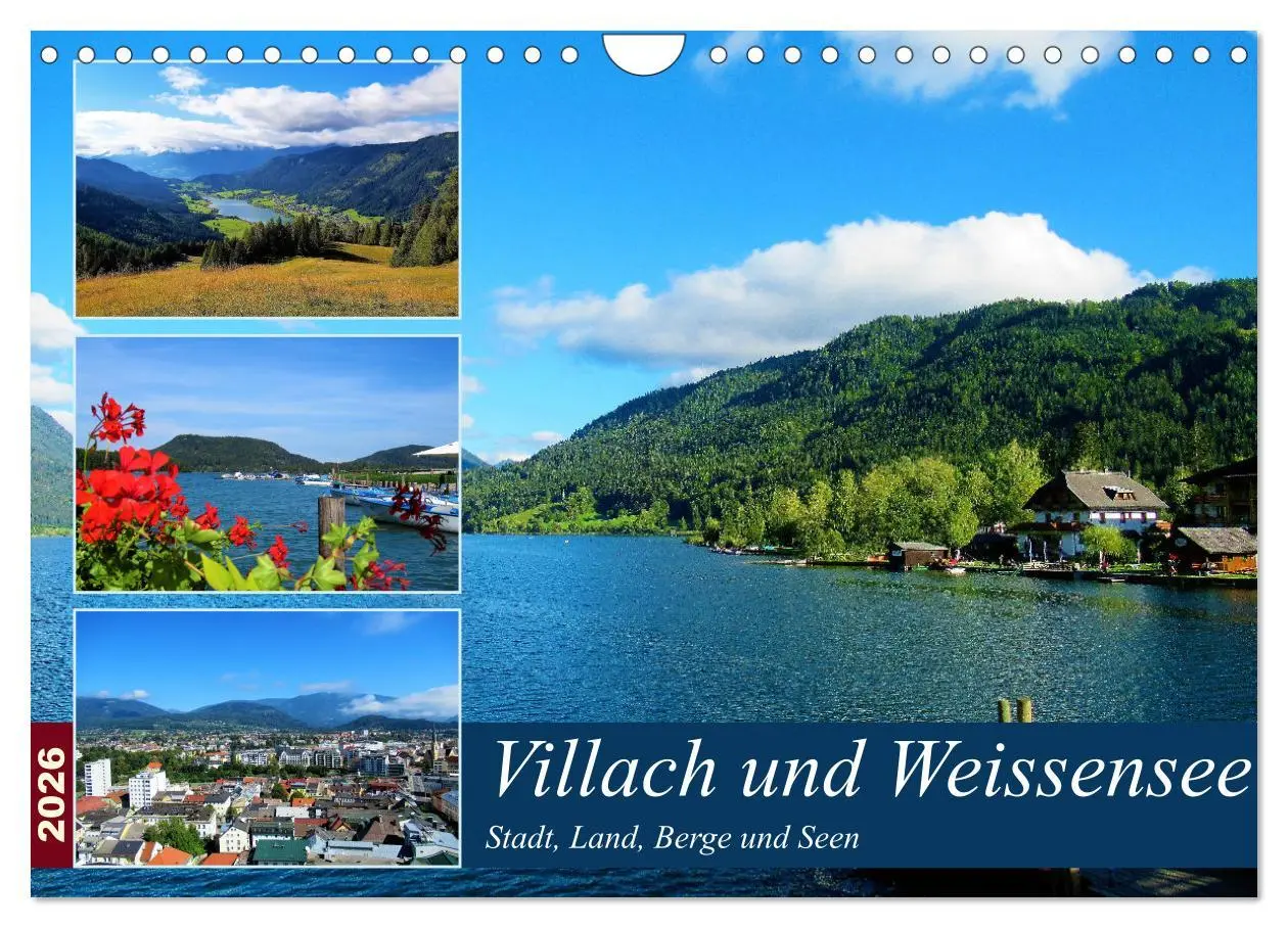 Cover: 9783457672983 | Villach und Weissensee - Stadt, Land, Berge und Seen (Wandkalender...
