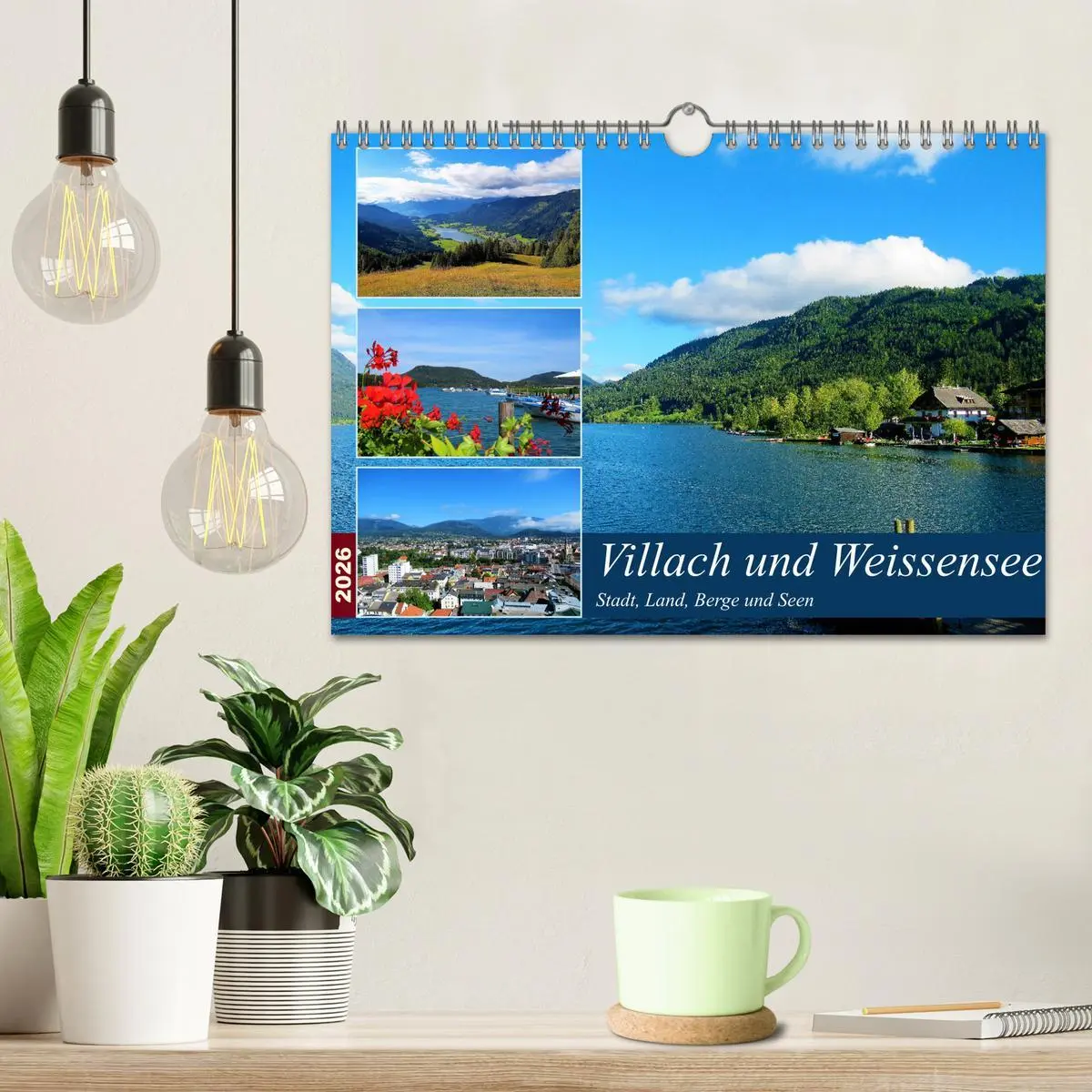 Bild: 9783457672983 | Villach und Weissensee - Stadt, Land, Berge und Seen (Wandkalender...