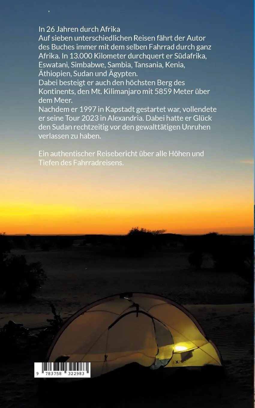 Rückseite: 9783758322983 | In 26 Jahren durch Afrika | Gerhard Christian Jaksch | Taschenbuch