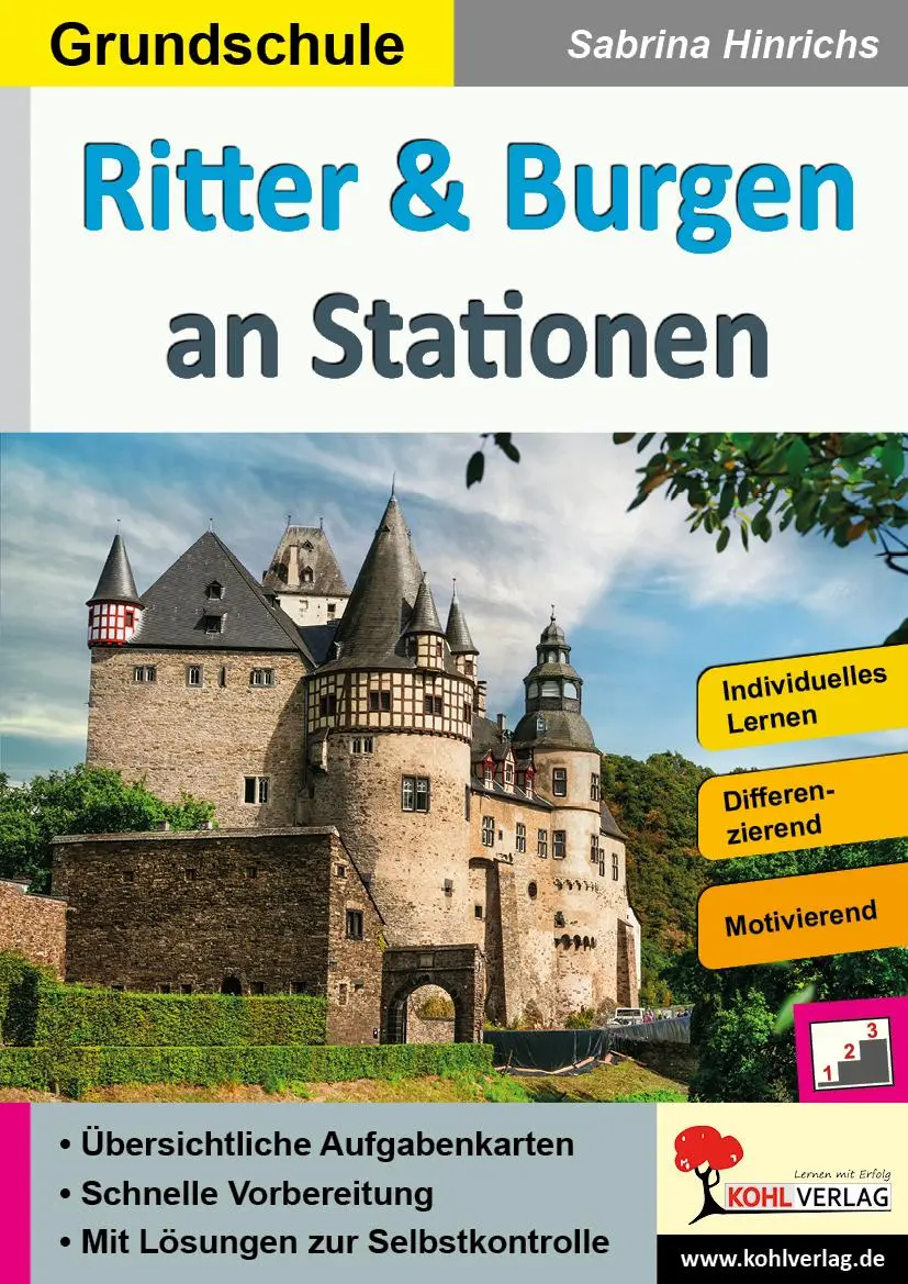 Cover: 9783985582983 | Ritter &amp; Burgen an Stationen | Sabrina Hinrichs | Taschenbuch | 72 S.