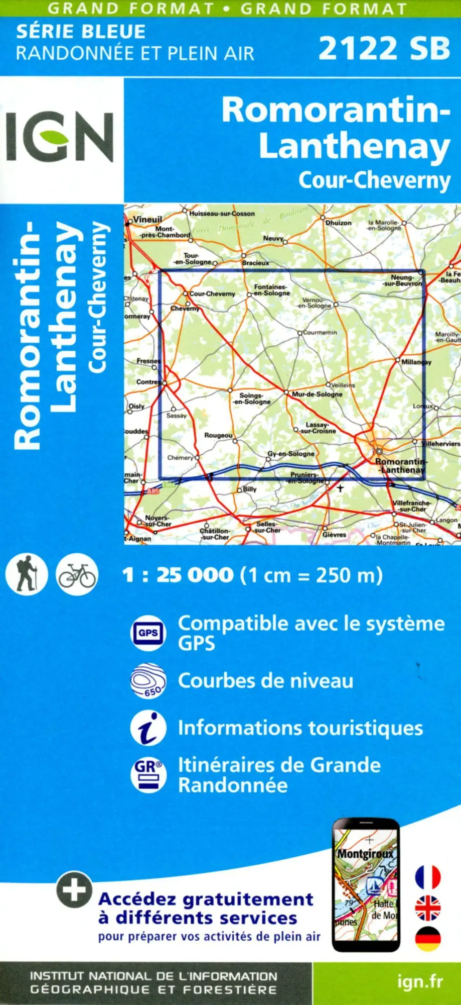 Romorantin- Lanthenay 1:25 000