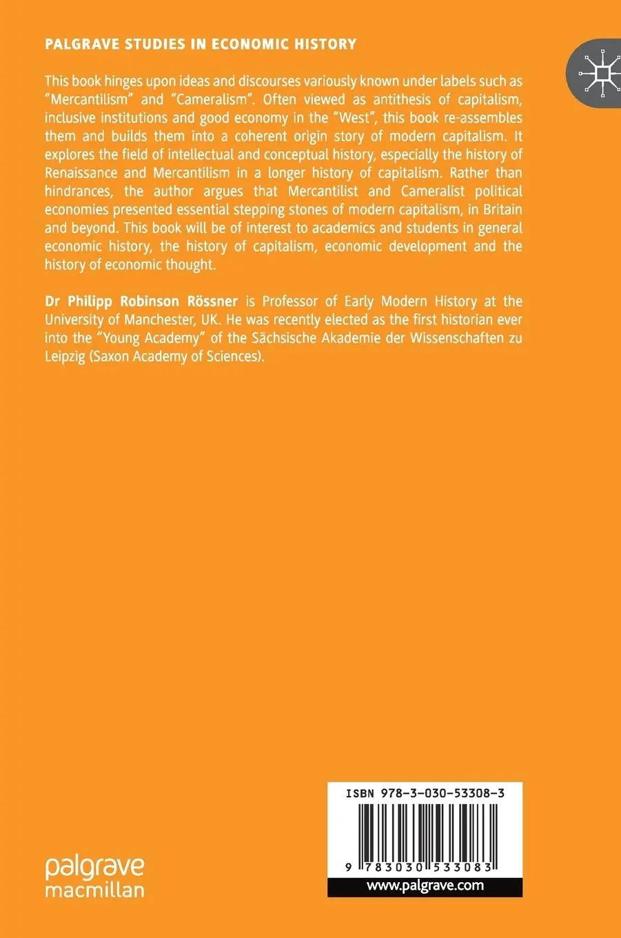 Rückseite: 9783030533083 | Freedom and Capitalism in Early Modern Europe | Rössner | Buch | xiii