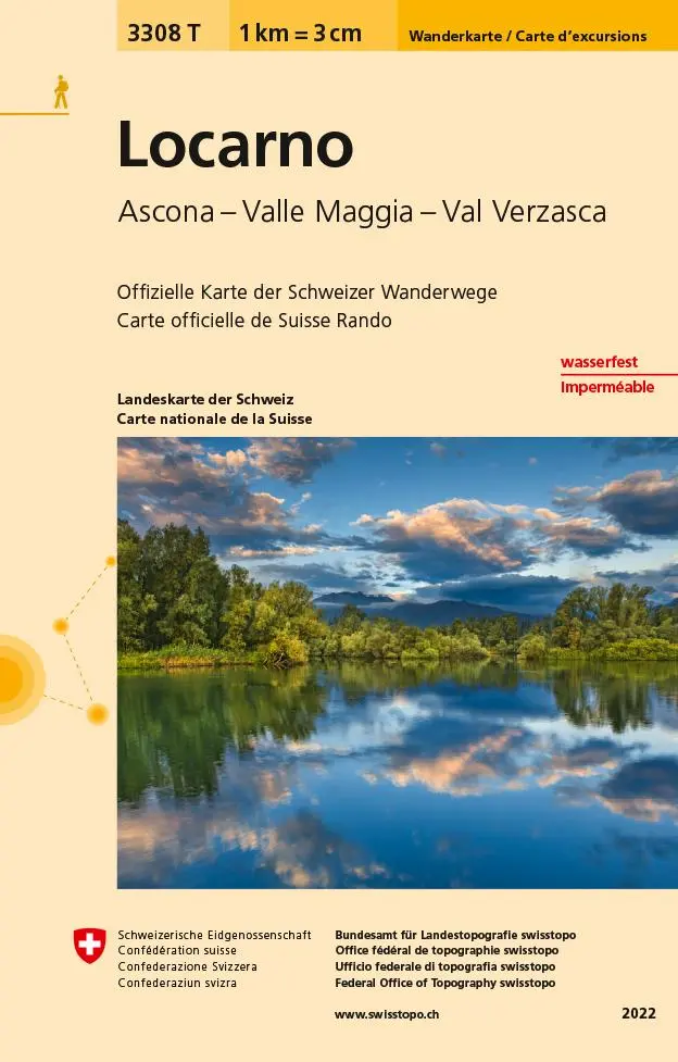 Cover: 9783302333083 | Swisstopo 1 : 33 333 Locarno | Ascona - Valle Maggia - Val Verzasca