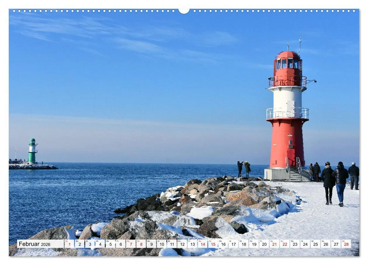Bild: 9783457563083 | WARNEMÜNDE (Wandkalender 2026 DIN A2 quer), CALVENDO Monatskalender