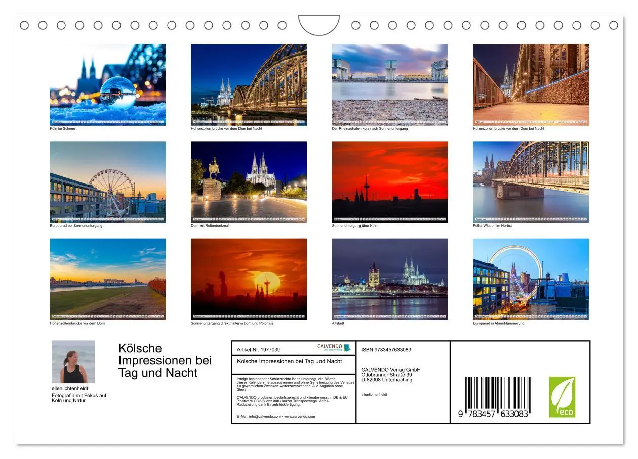 Bild: 9783457633083 | Kölsche Impressionen bei Tag und Nacht (Wandkalender 2026 DIN A4...