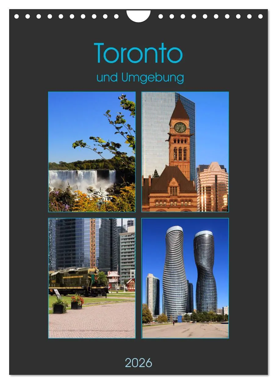 Cover: 9783516413083 | Toronto und Umgebung (Wandkalender 2026 DIN A4 hoch), CALVENDO...