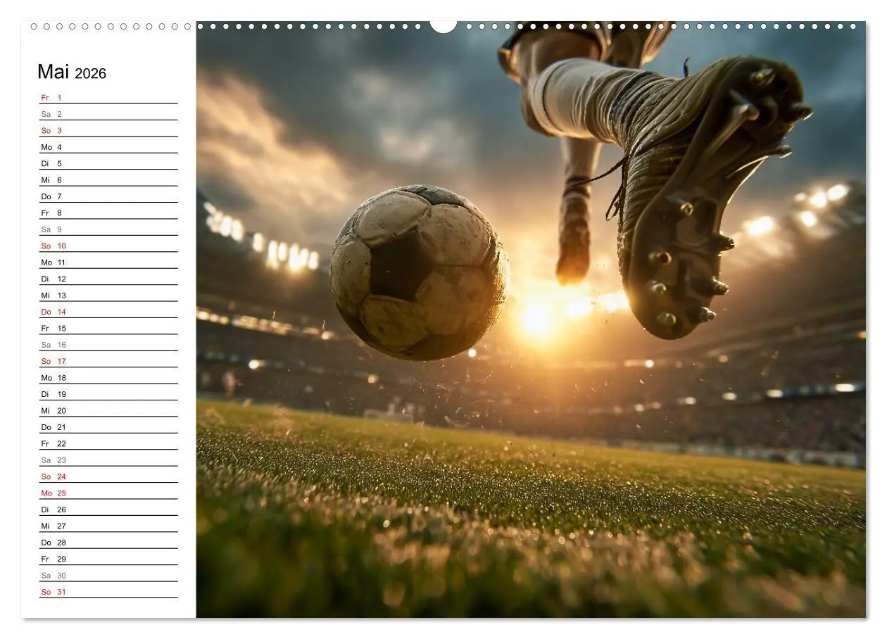 Bild: 9783516723083 | Fußball Kalender - Das Spiel unseres Lebens (hochwertiger Premium...