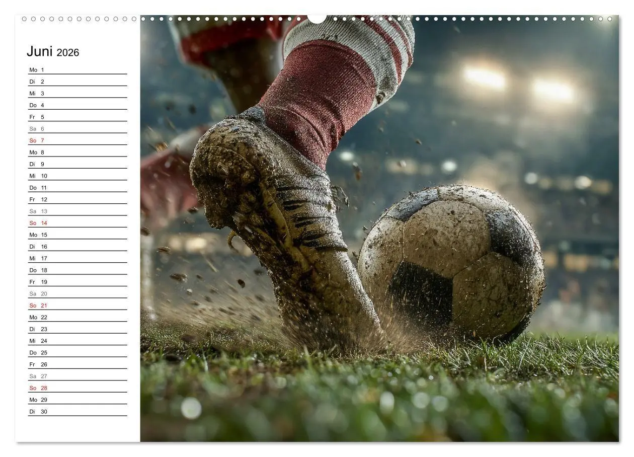 Bild: 9783516723083 | Fußball Kalender - Das Spiel unseres Lebens (hochwertiger Premium...