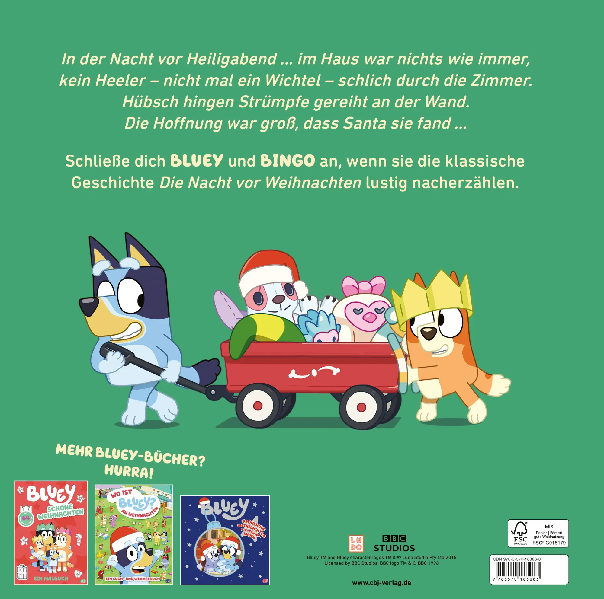 Bild: 9783570183083 | BLUEY - Blueys Nacht vor Weihnachten | Buch | BLUEY - Bilderbücher