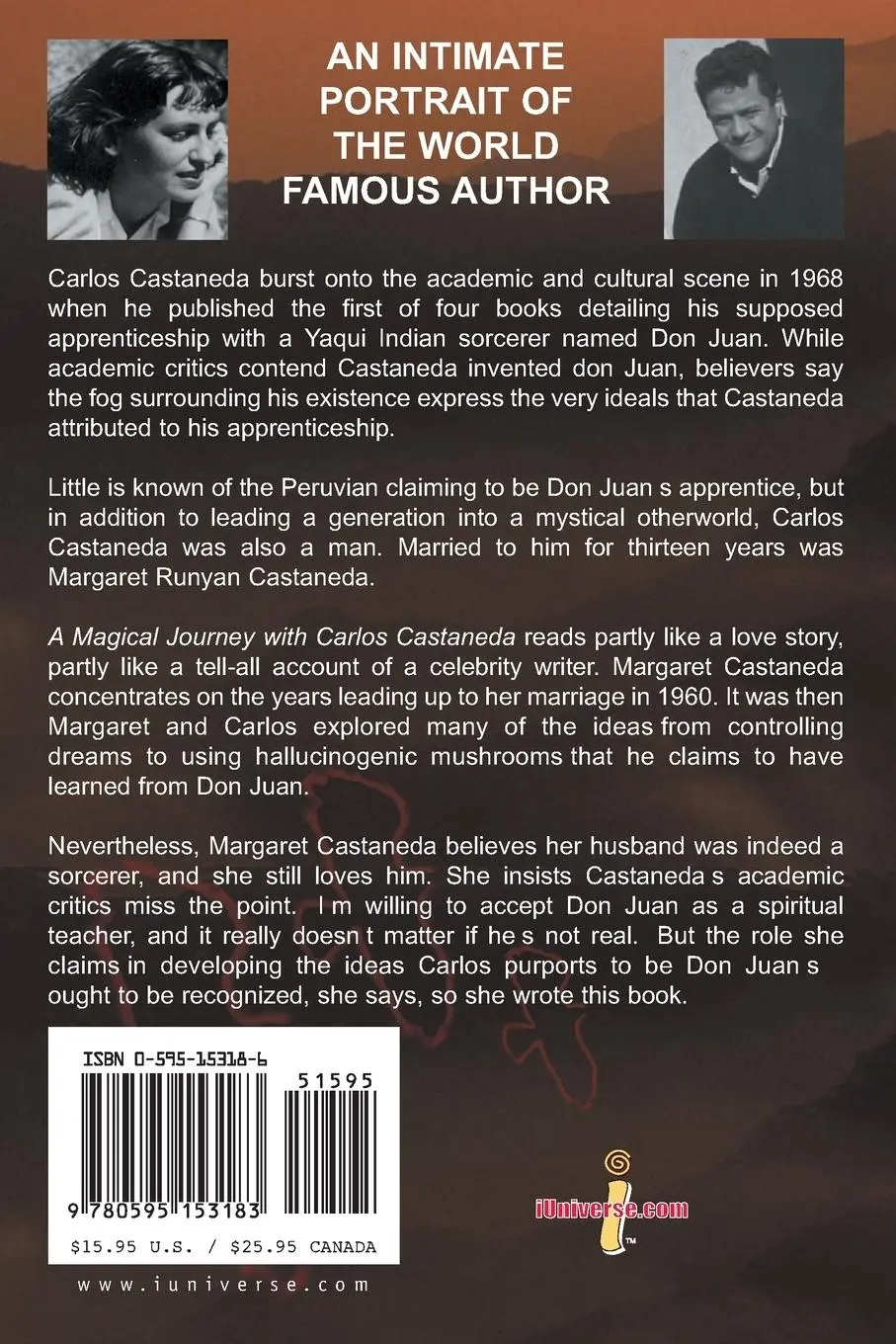 Rückseite: 9780595153183 | A Magical Journey with Carlos Castaneda | Margaret Runyan Castaneda