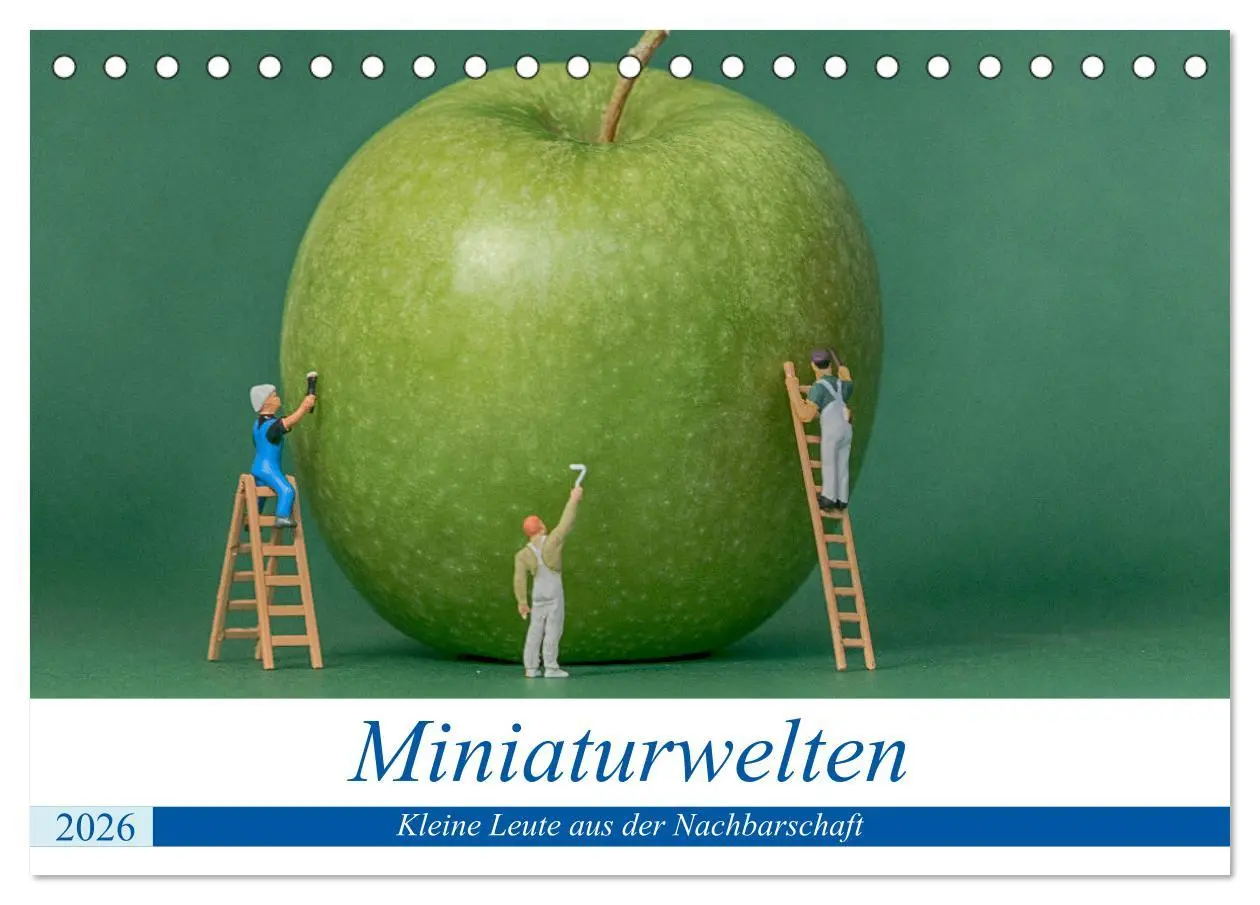 Cover: 9783457863183 | Miniaturwelten - Kleine Leute aus der Nachbarschaft (Tischkalender...