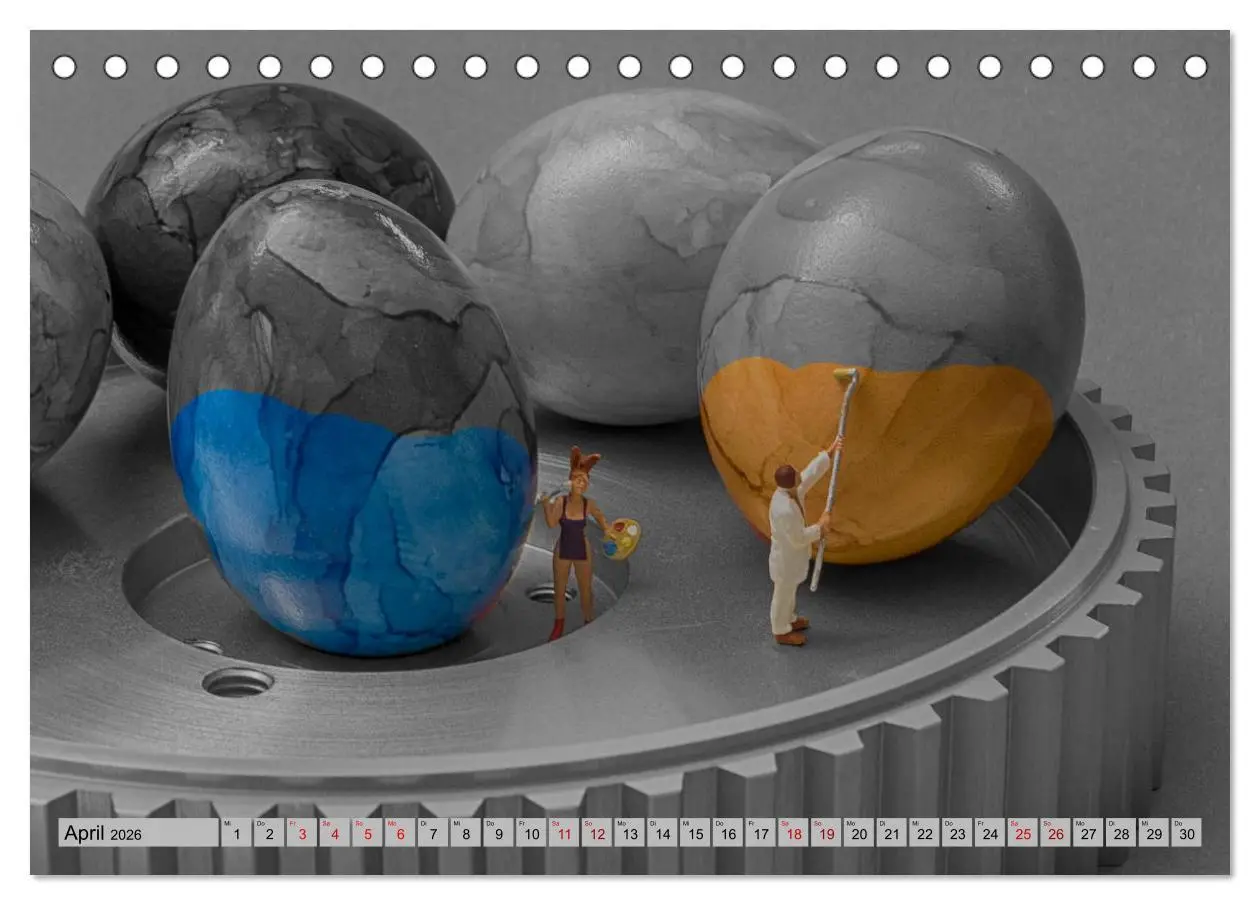 Bild: 9783457863183 | Miniaturwelten - Kleine Leute aus der Nachbarschaft (Tischkalender...