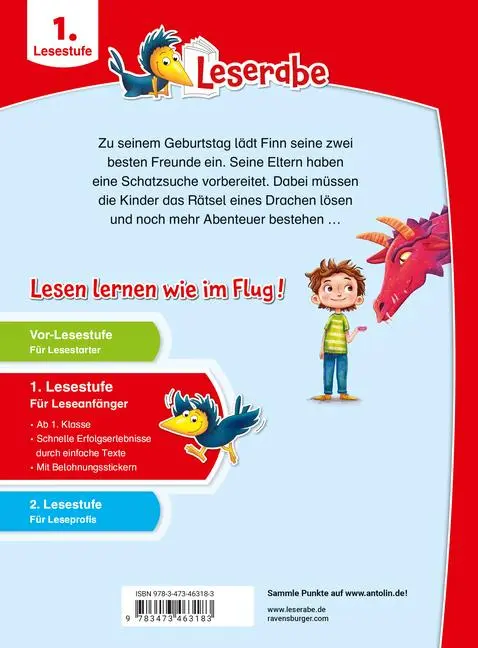 Bild: 9783473463183 | Leserabe 1. Lesestufe - Ein fantastischer Geburtstag | Maja von Vogel